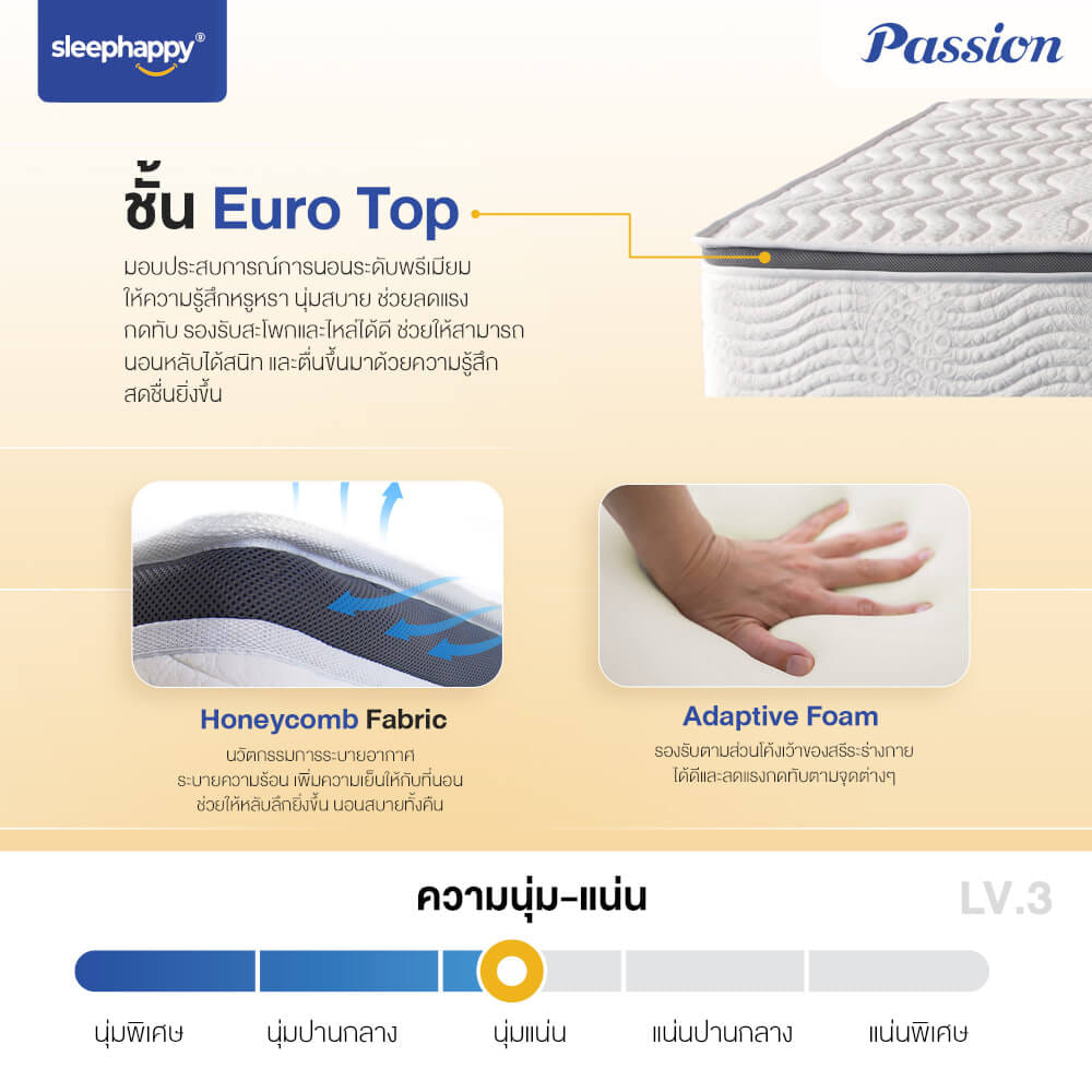 ที่นอน 6 ฟุต SLEEPHAPPY PASSION_3